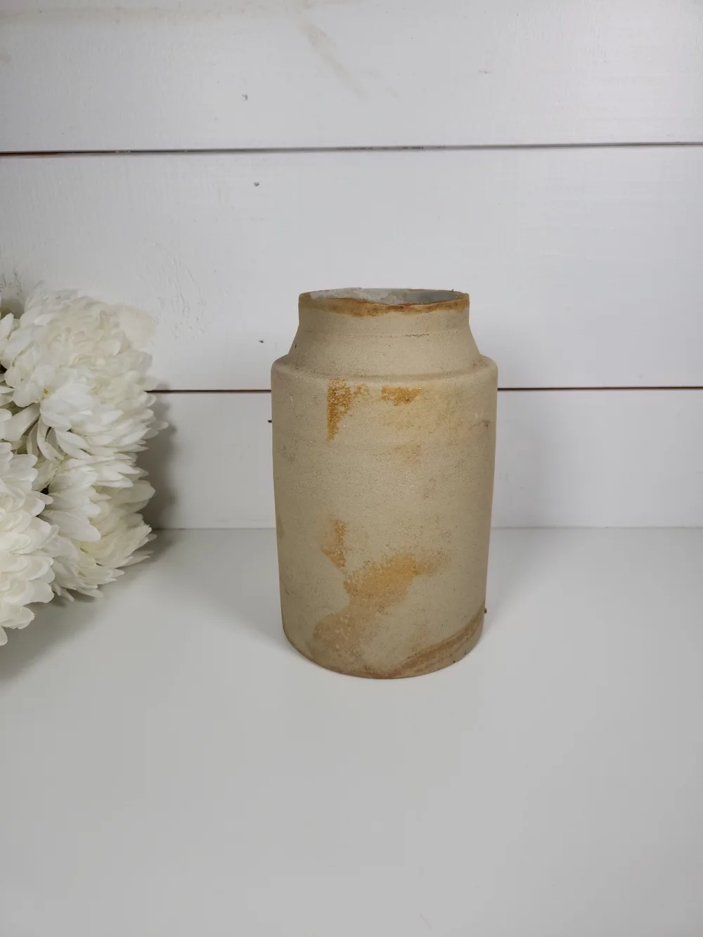 Antique Stoneware Canning Crock Jar 8